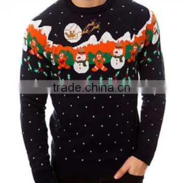 Runwaylover OEM SERVICE design new design red christmas sweater