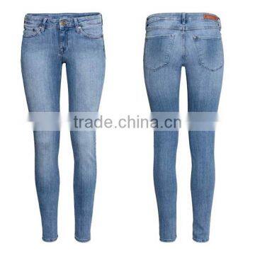 2015 China wholesale high quality ladies jeans top design jeans women