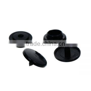 Bulk Sale Black Plastic Snap Fastener Buttons