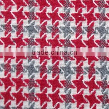 Popular houndstooth tweed fabric, woolen fabric, herringbone tweed fabric