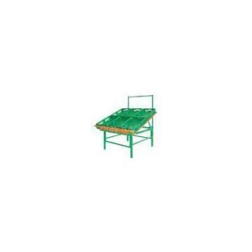 Custom Green Heavy Duty Supermarket Fruit and Vegetable Display Stands