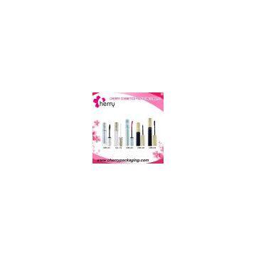 Many different kinds of cosmetic mascara tubes