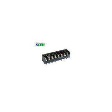 Pitch 7.62mm 300V 15A Barrier Terminal Block 2P-24P with Right Angle Wire Inlet