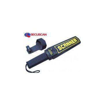 Rechargeable Hand held metal detector used for airport security inspection