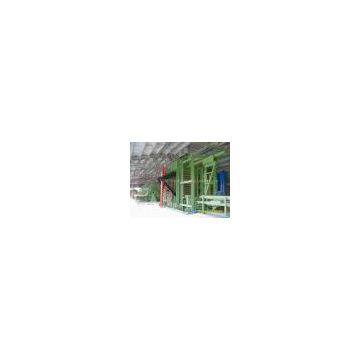 Particle board production line