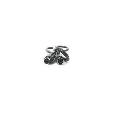 Plug In Video Surveillance Camera Cable With 4 Pin Male To Male Connector