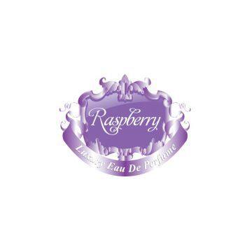 Raspberry Purple Embossed Luxury Perfume Bottle Labels