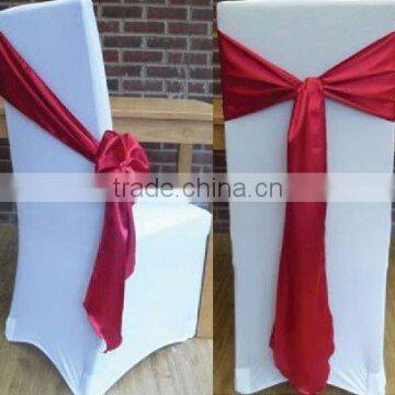 Flat Top Stretch Chair Cover and Square Back Wedding Spandex Chair Cover