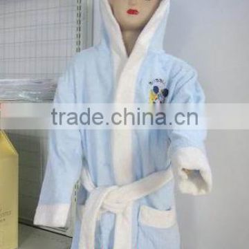 child bathrobe , bath shirt 100% cotton