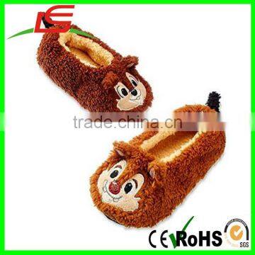 Wholesale kids baby Plush Slippers squirrel Dale