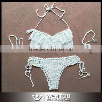 Wholesale Fashion Tassels Crochet Swimwear