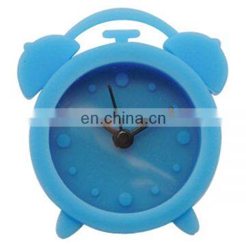 colorful silicone twinbell fancy alarm clock