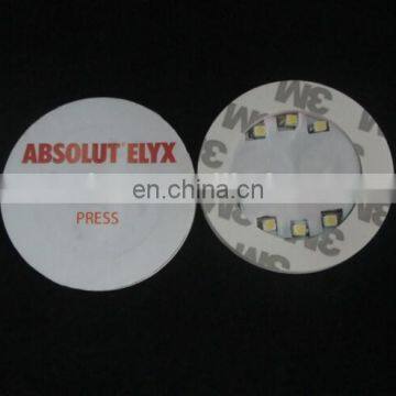 3M Adhesive Led Sticker Waterproof Led Bottle Coaster photo-5
