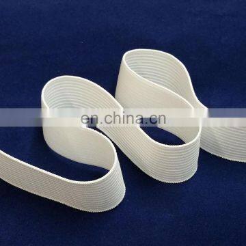 Factory Supply White and Black Color Knit Elastic Band