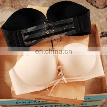 Fashion Sexy Women Bra big size Adjustable Cleavage Seamless Bra no rims gather breast Super Push Up bra top pull Bra