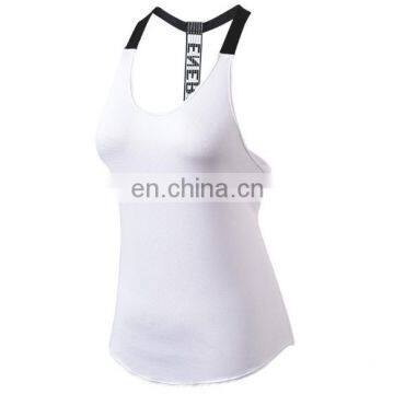 Cheap Wholesale 85% Polyester 15% Spandex Quick Dry Women Gym Tank Top Strech Fitness Yoga Woman Athletic Tank Tops photo-2