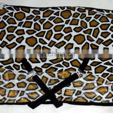 PRINTED LEOPARD FLEECE RUG photo-2