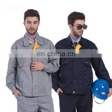 China Factory 2 Piece Latest Design Men Working Uniform Cotton Coveralls for Auto with Full Sleeved