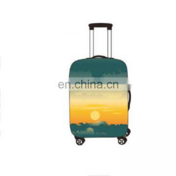 High quality polyester design print customized printed luggage cover