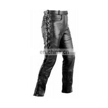 Leather Motorbike Trousers Racing Motorcycle Pant Cow Hide Leather Pant