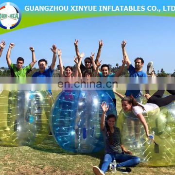 Latest funny bubble ball football, inflatable bubble football for sale