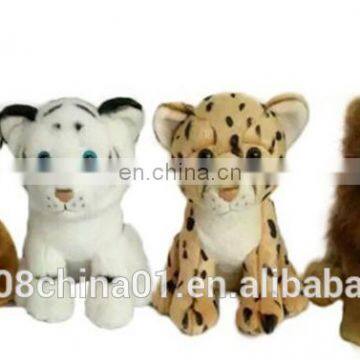 20cm Custom Simulation Mini Stuffed Animals Plush Leopard Toys for Kids