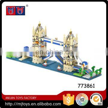 1833pcs building block for London Tower Bridge diamond block for sale