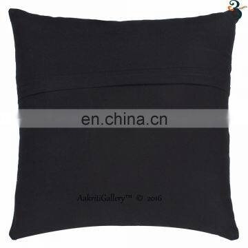 Wholesale Indian Cushion Cover Handmade Pillow Case Covers Decorative Applique Cutwork Work Home Decor Sofa Kantha Cushion photo-2