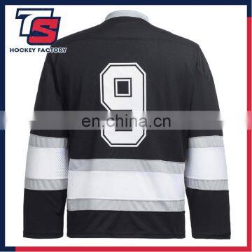 Custom Team Set Embroidery Tackle Twill Ice Hockey Jersey photo-2