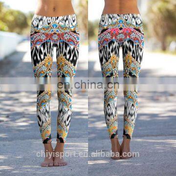 Custom Digital Printed Yoga Pants Compression women sexy tight fitness leggings