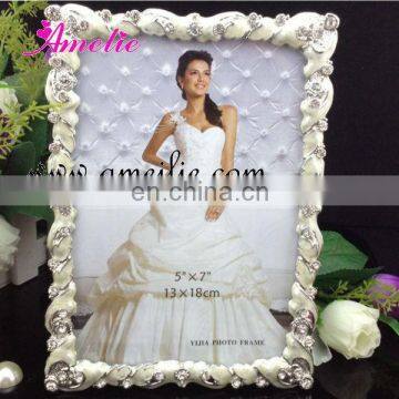 A8017wholesale Alloy frame silver color chinese picture frames