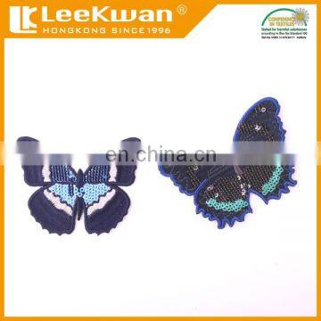 Sequin Butterfly Embroidery Patches Design for Blouses