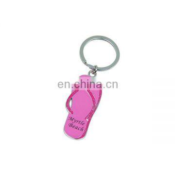 2018 New Style Cute Design Pink Shoe Key Chain For Beach