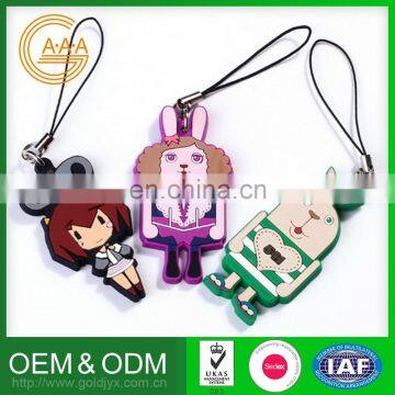 Factory Direct Price Custom Silicone personalized mobile phone strap