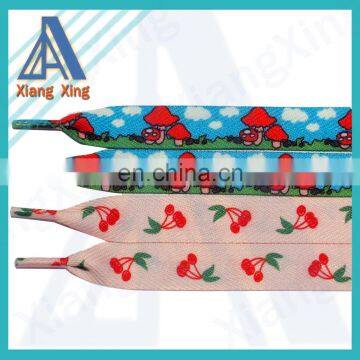 Fashion Cheap Polyester Shoelace With Logo Printing photo-4