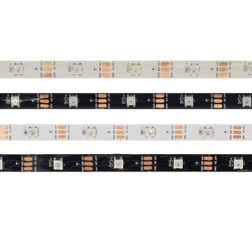 5M 5050 RGB LED Strip WS2812B 30LEDs/m Smart Led Pixel Strip,Black/White PCB WS2812 IC,WS2812B IP30 / IP65 / IP67 DC5V photo-5