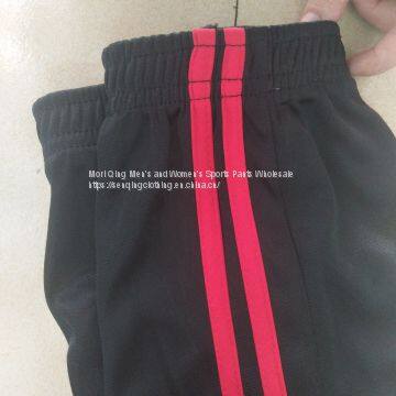 Two Bars of Men's Sports Trousers With Suede and Corset Slacks. photo-2