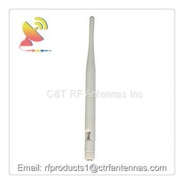 White Color Dipole-Rubber Duck Antenna GSM for Cellular with Reverse Polarity SMA (RP-SMA) Connector