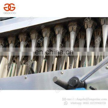 Commercial Semi Automatic Snow Soft Ice Cream Wafer Cone Maker Baking Making Machine Kono Pizza Cone Production Line for Sale photo-5