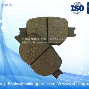 D817 brake pads for Toyota, semi metallic material,good wear-resisting