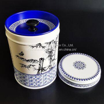 Round Tins Candy Chocolate & Cake Inner Cork Convex Lid Top
