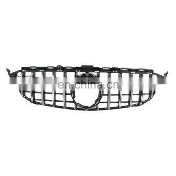 GT R AMG Style Front Grille Grill 2019+ For Mercedes Benz C Class W205 C300 C43