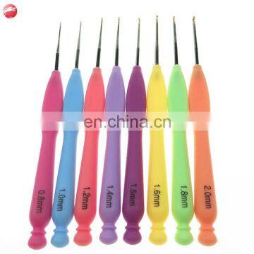 New Designed High Quality TPR Grip Knitting Needle Iron Crochet Hook photo-3
