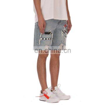 DiZNEW Bulk Wholesale American and European Style Distressed Jean Short Men photo-3