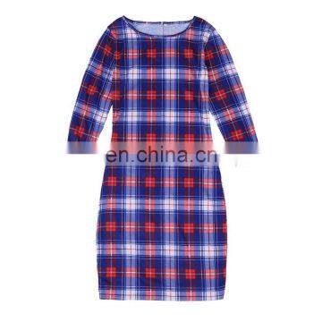Mother Daughter Dresses Matching Outfits Moms And Girls Clothes Long Sleeve Plaid Family Dress (this Link for Kids) photo-7
