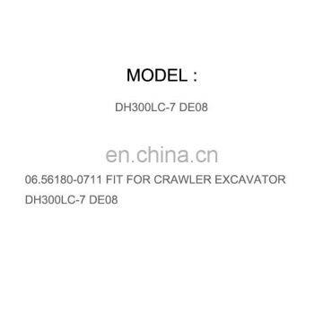 DIESEL ENGINE PARTS RING SEAL A8X12 06.56180-0711 FIT FOR CRAWLER EXCAVATOR DH300LC-7 DE08