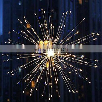 200 LED Copper Wire Firework Lights,Battery Operated Starburst Light With Remote,8 Modes String Fairy Lights photo-4