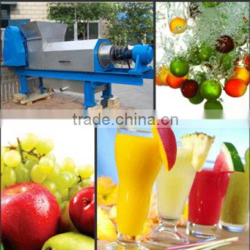 Double Spiral squeeze juice extractor/spiral extract juice machine/fruit processing machine