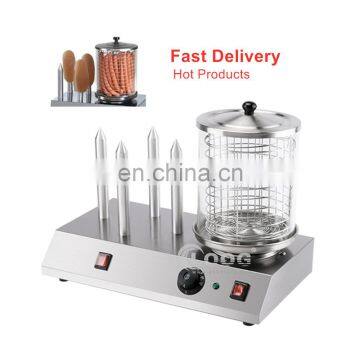 Hot Sale Bread Steamer Warmer Chinese Automatic Sausage Grill Machine Commercial Hot Dog Maker Electric Hotdog Roller CE