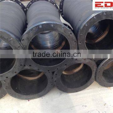 High quality flange large diameter dredging rubber hose